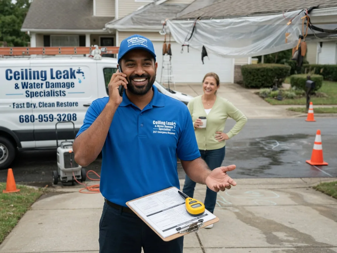 Ceiling Leak Cleanup Plymouth, OH FAQs